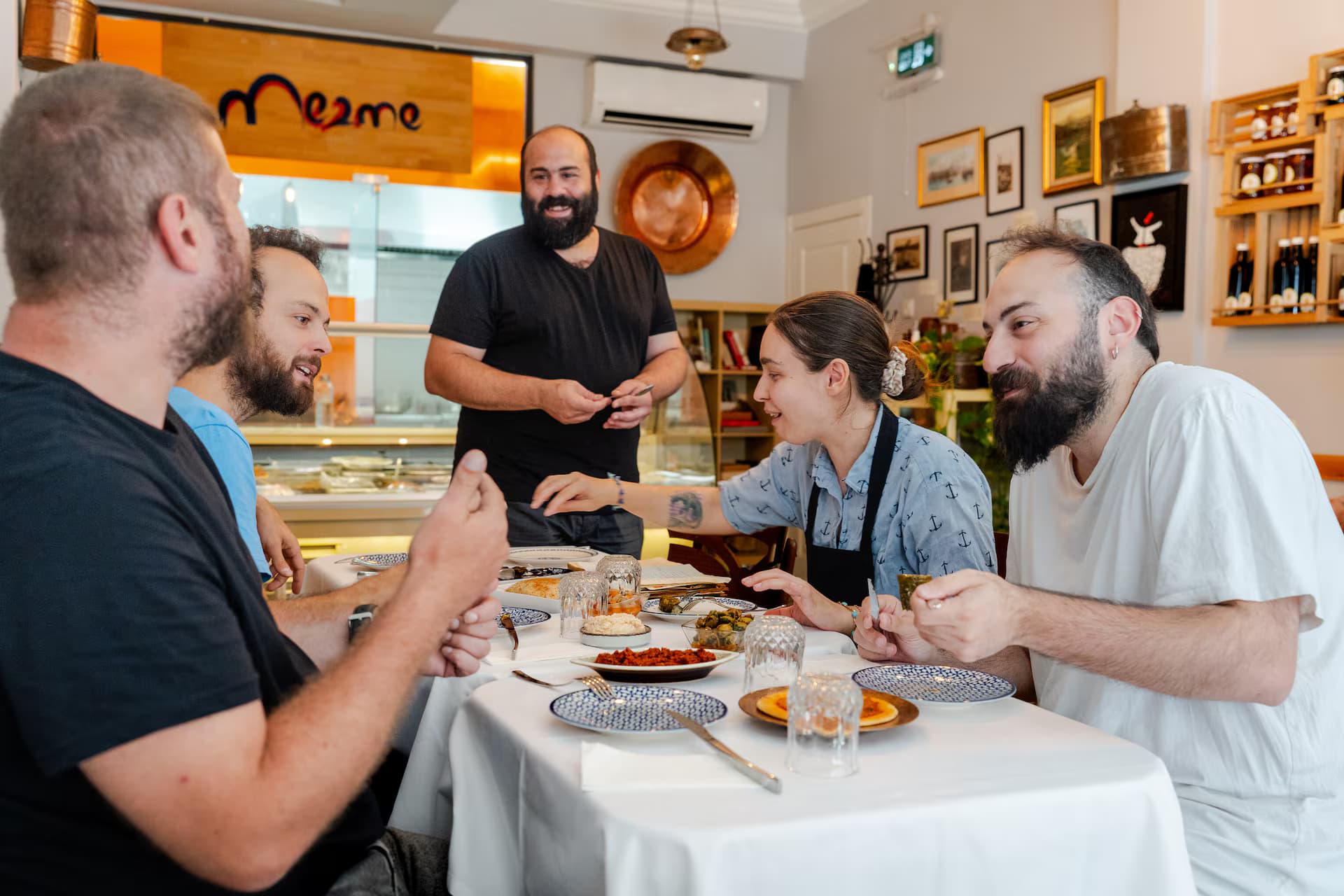 Immerse in traditional meze culture with a chef